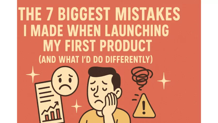 The 7 Biggest Mistakes I Made When Launching My First Product (And What I’d Do Differently)