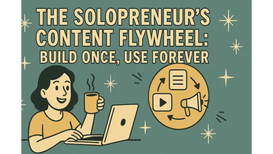 The Solopreneur’s Content Flywheel: Build Once, Use Forever