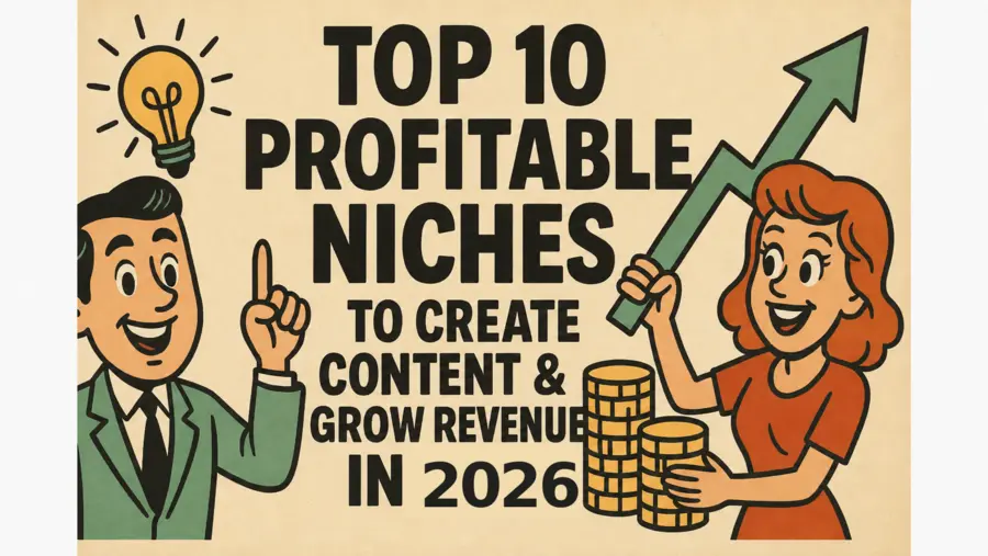 Top 10 Profitable Niches to Create Content & Grow Revenue in 2026