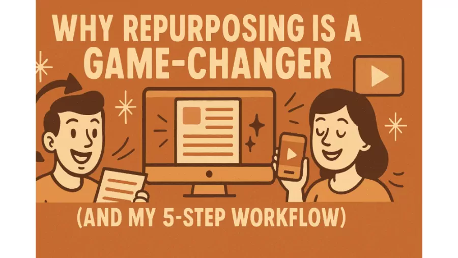 Why Repurposing Content Is a Game-Changer (and My 5-Step Workflow)